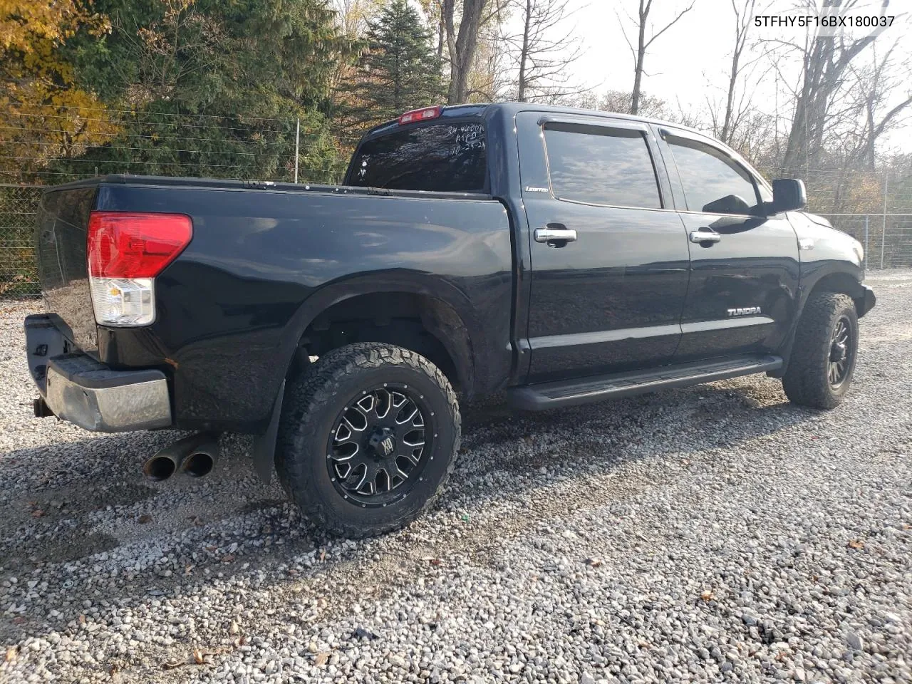 2011 Toyota Tundra Crewmax Limited VIN: 5TFHY5F16BX180037 Lot: 78247324