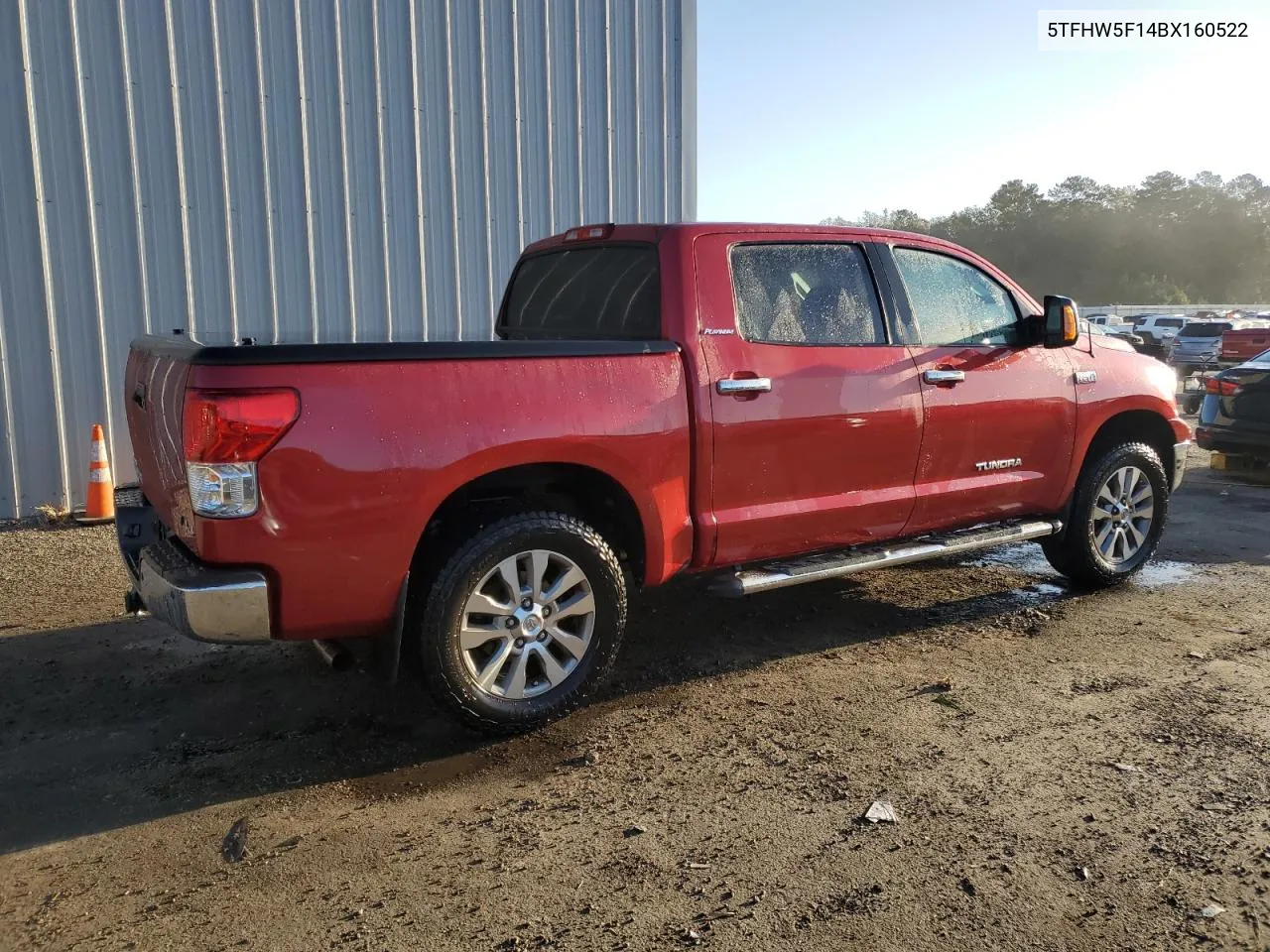 2011 Toyota Tundra Crewmax Limited VIN: 5TFHW5F14BX160522 Lot: 78256464