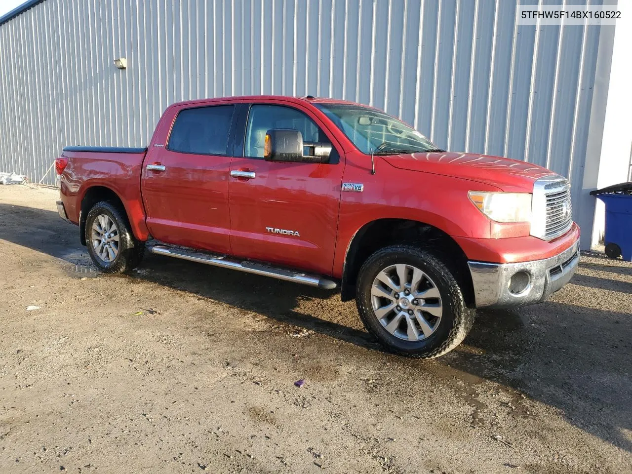 2011 Toyota Tundra Crewmax Limited VIN: 5TFHW5F14BX160522 Lot: 78256464