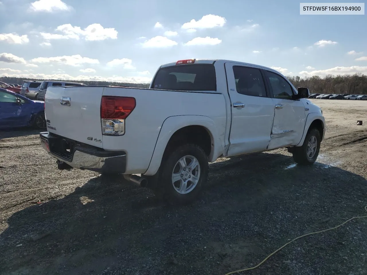 5TFDW5F16BX194900 2011 Toyota Tundra Crewmax Sr5