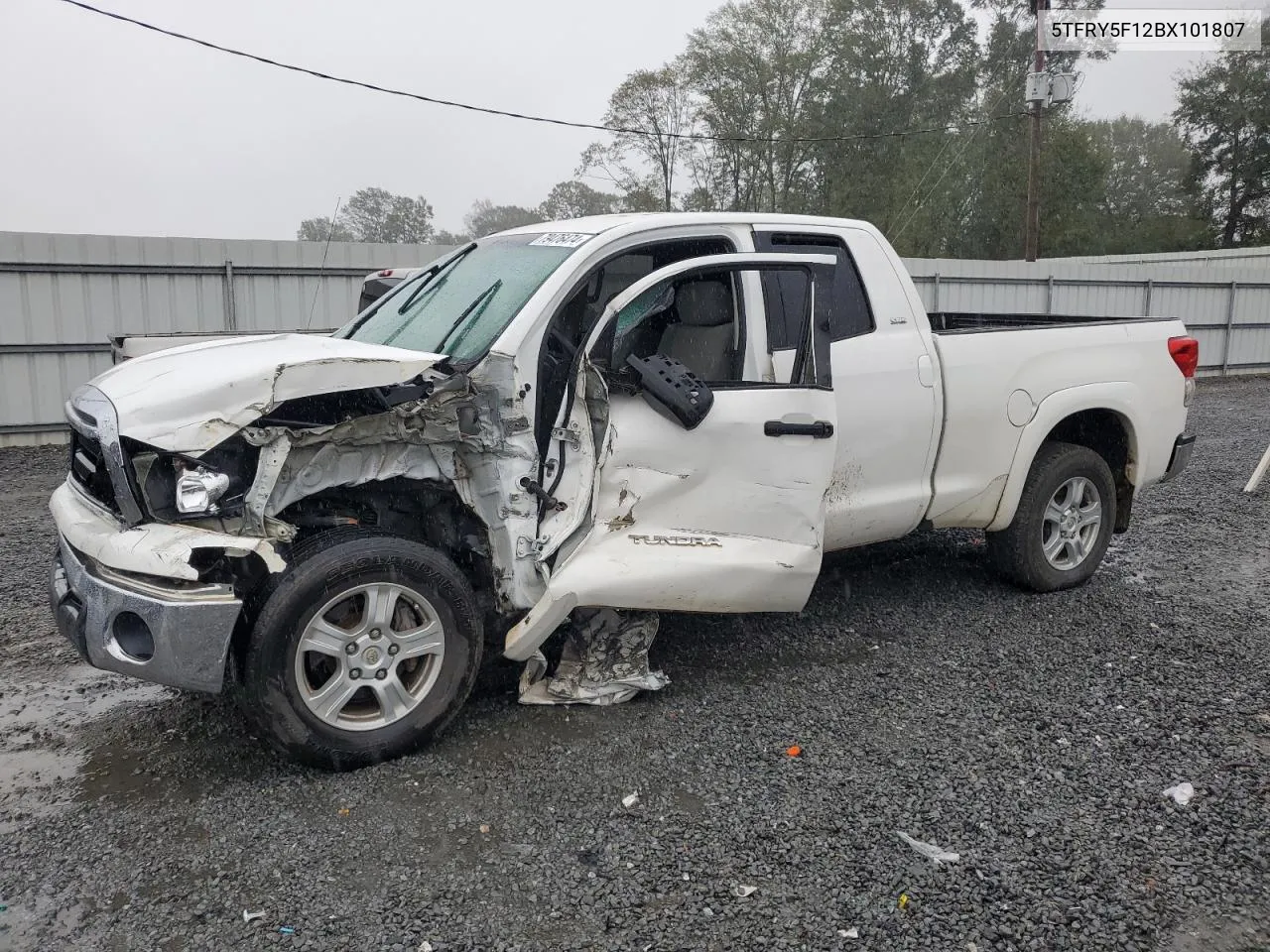 2011 Toyota Tundra Double Cab Sr5 VIN: 5TFRY5F12BX101807 Lot: 79476474