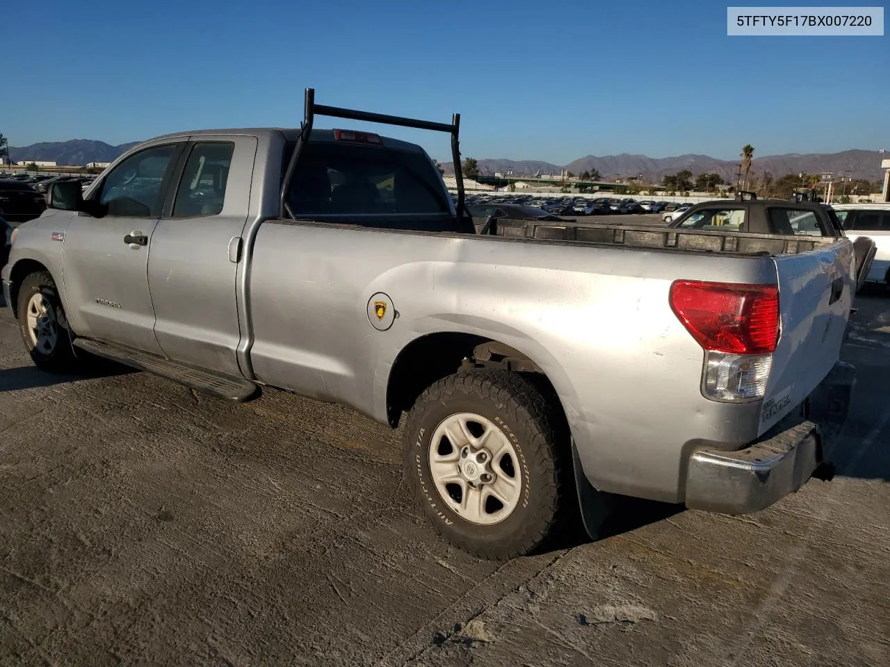 2011 Toyota Tundra Double Cab Sr5 VIN: 5TFTY5F17BX007220 Lot: 80391334