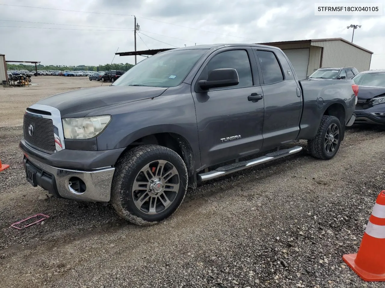 2012 Toyota Tundra Double Cab Sr5 VIN: 5TFRM5F18CX040105 Lot: 53350134