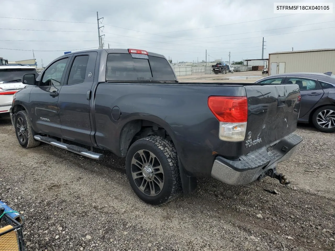 2012 Toyota Tundra Double Cab Sr5 VIN: 5TFRM5F18CX040105 Lot: 53350134