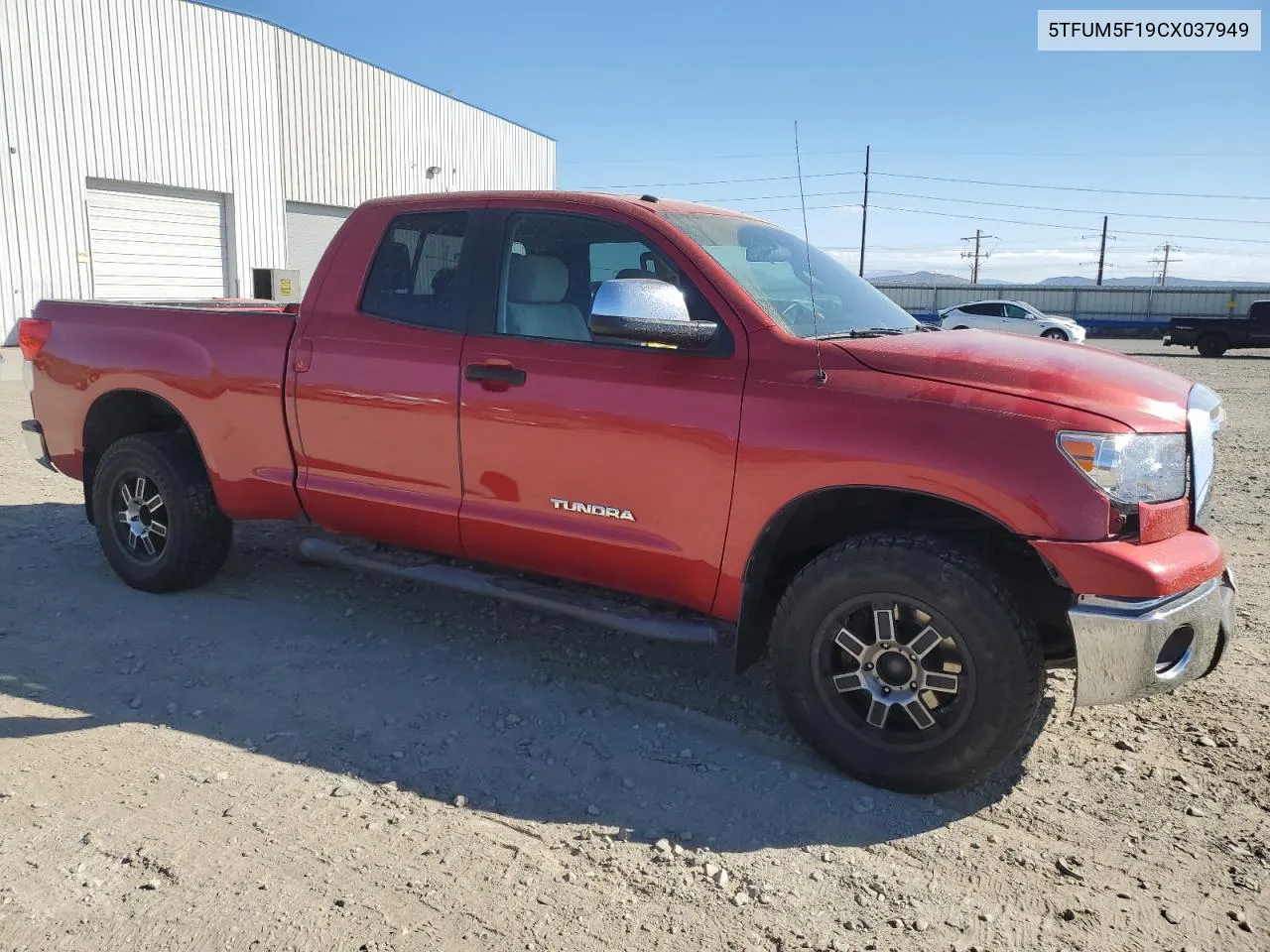 2012 Toyota Tundra Double Cab Sr5 VIN: 5TFUM5F19CX037949 Lot: 56382494