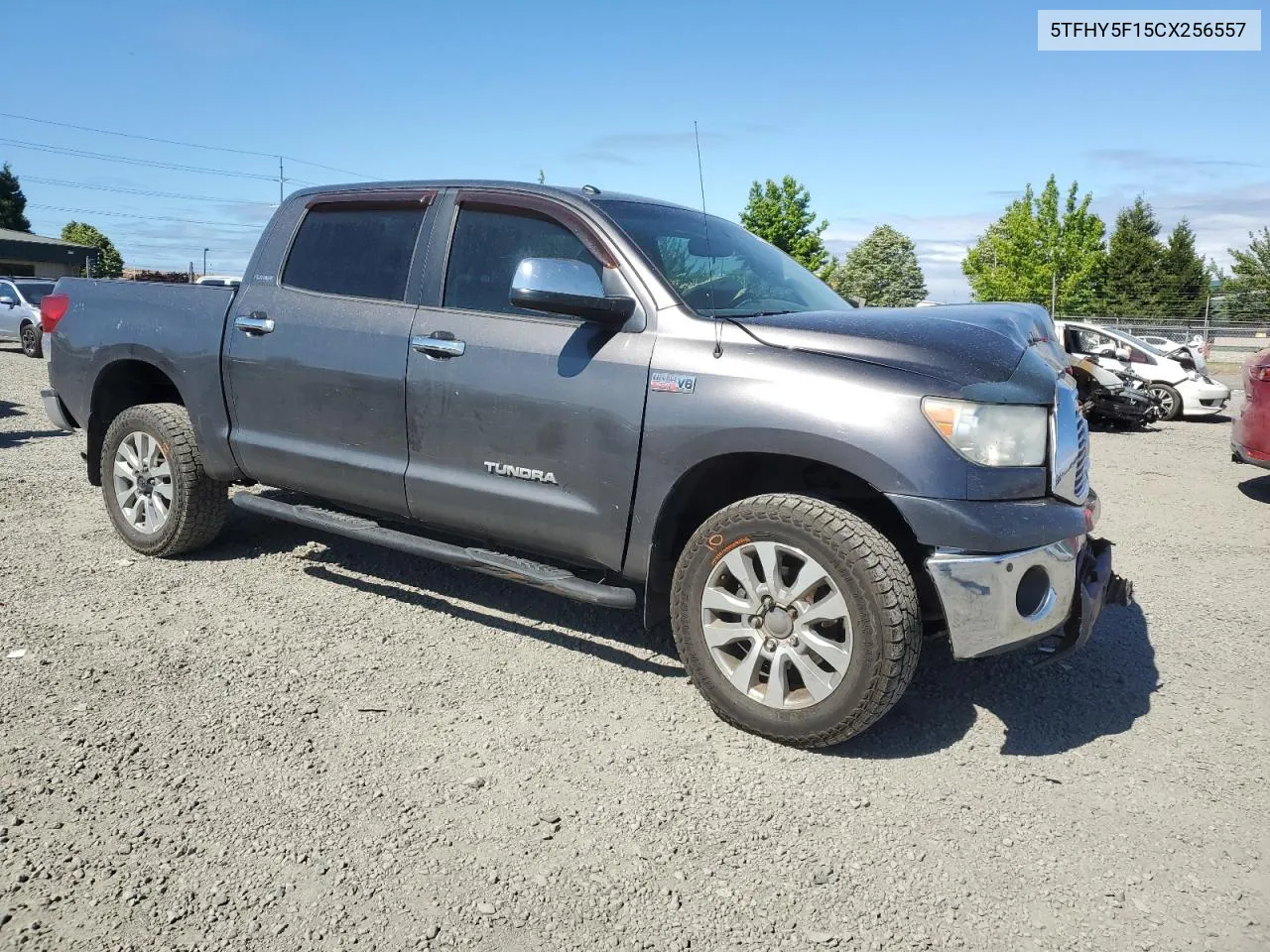 2012 Toyota Tundra Crewmax Limited VIN: 5TFHY5F15CX256557 Lot: 58452704