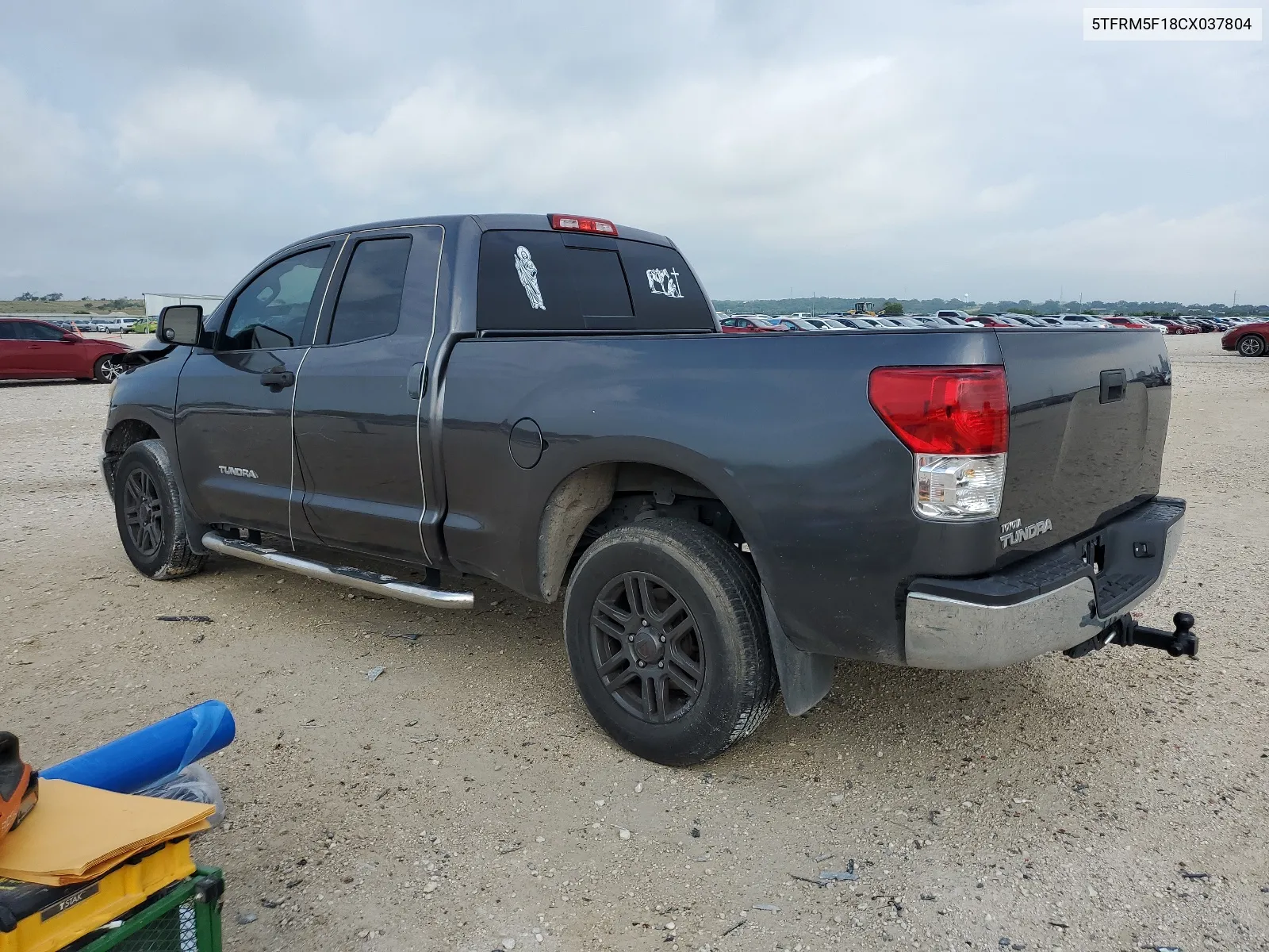 2012 Toyota Tundra Double Cab Sr5 VIN: 5TFRM5F18CX037804 Lot: 58773274