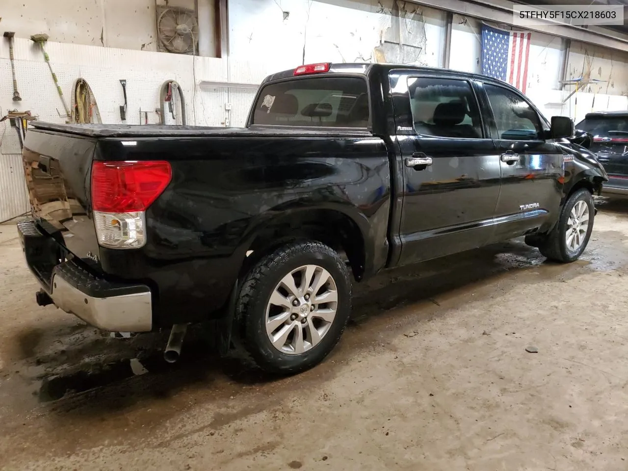 2012 Toyota Tundra Crewmax Limited VIN: 5TFHY5F15CX218603 Lot: 58788634