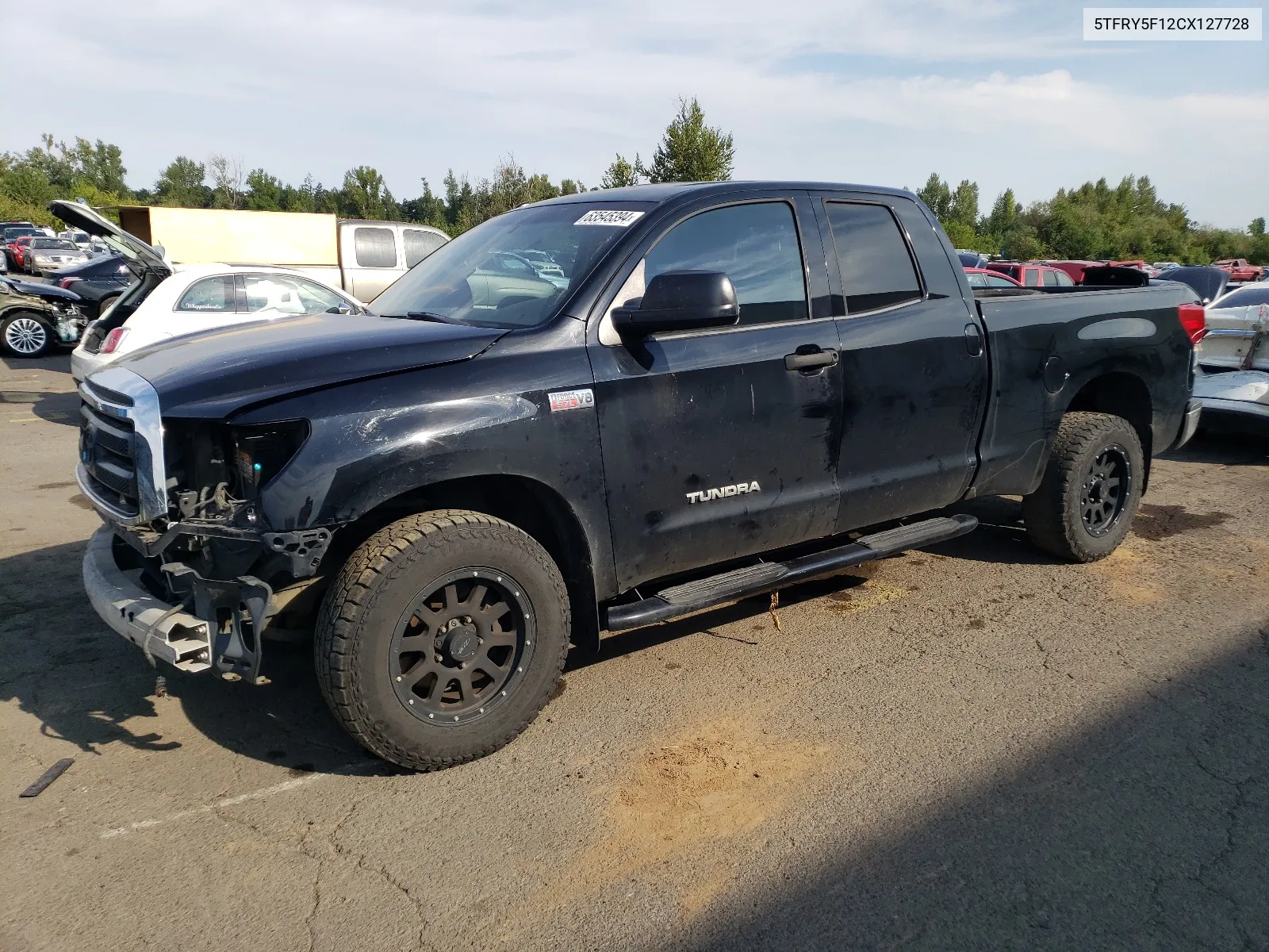 2012 Toyota Tundra Double Cab Sr5 VIN: 5TFRY5F12CX127728 Lot: 63545394