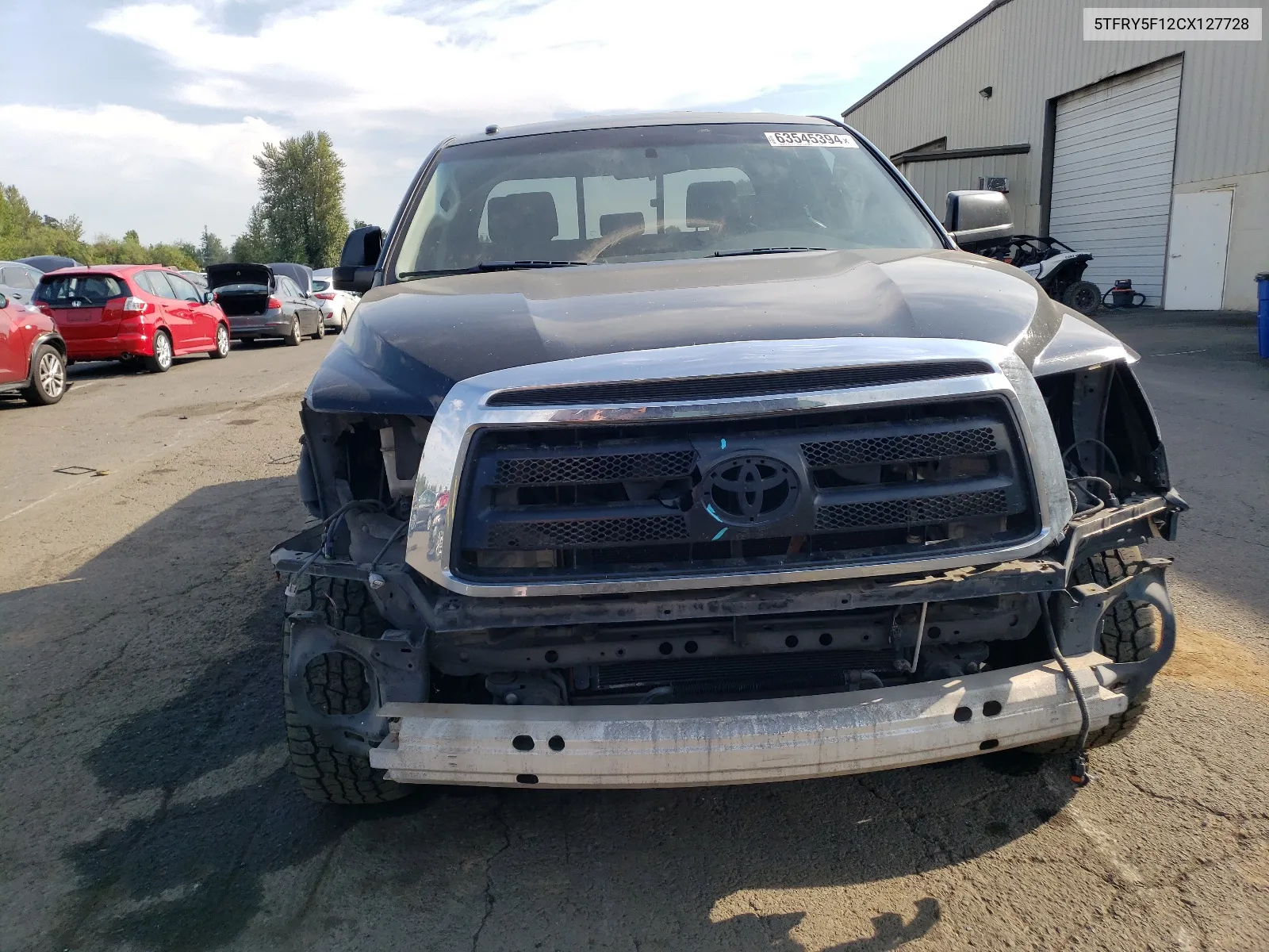 2012 Toyota Tundra Double Cab Sr5 VIN: 5TFRY5F12CX127728 Lot: 63545394