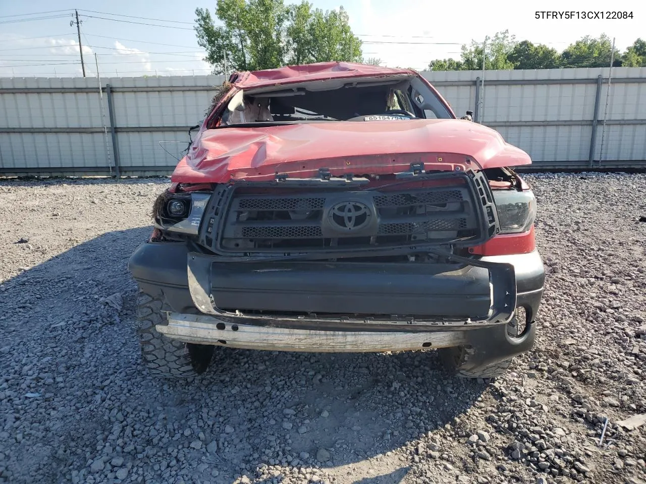 2012 Toyota Tundra Double Cab Sr5 VIN: 5TFRY5F13CX122084 Lot: 65154794