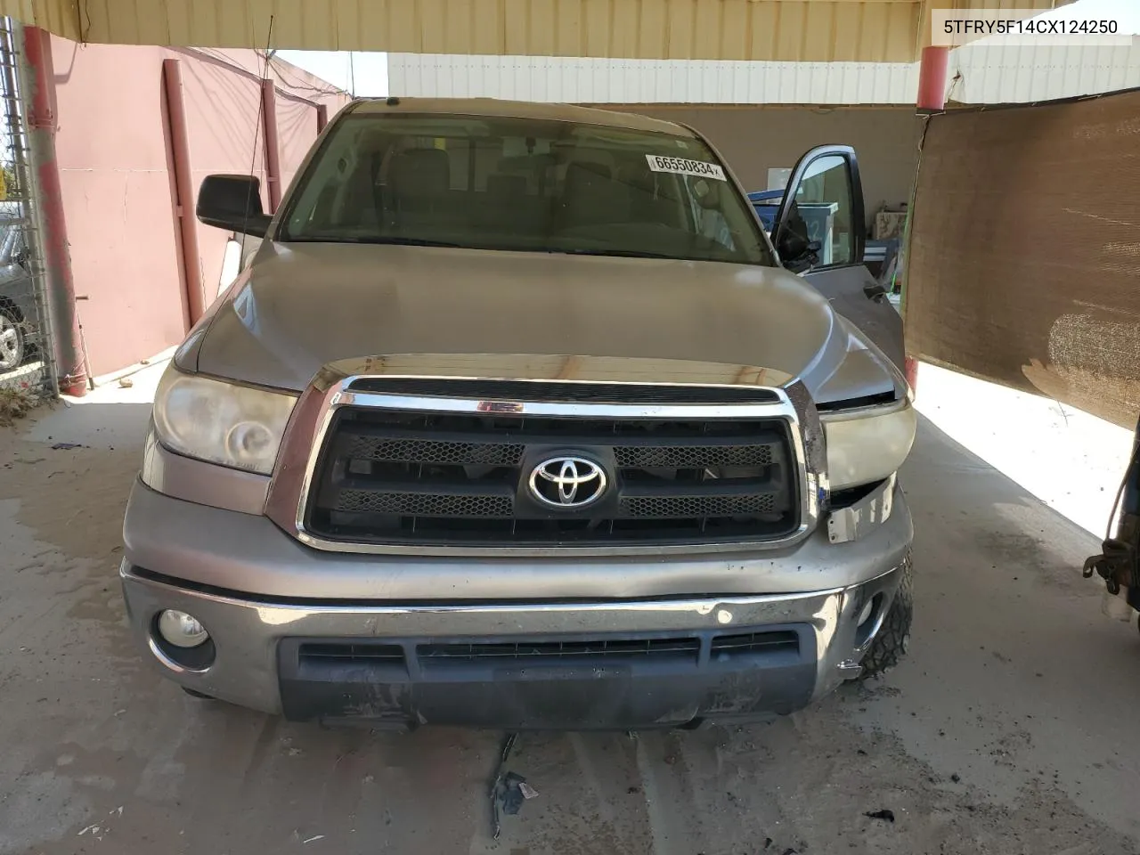 2012 Toyota Tundra Double Cab Sr5 VIN: 5TFRY5F14CX124250 Lot: 66550834