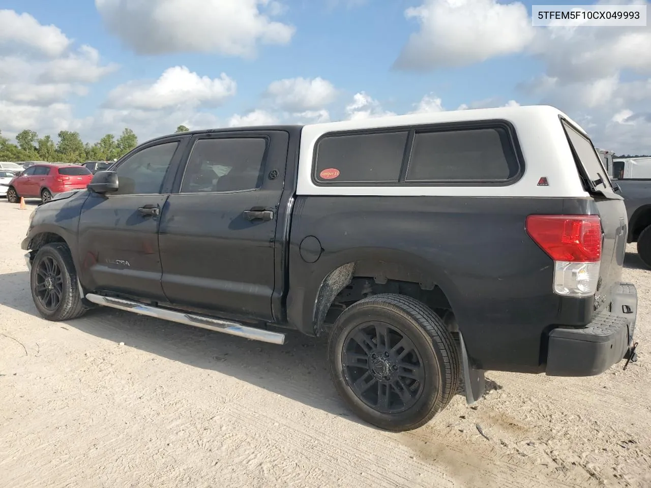 2012 Toyota Tundra Crewmax Sr5 VIN: 5TFEM5F10CX049993 Lot: 66695624