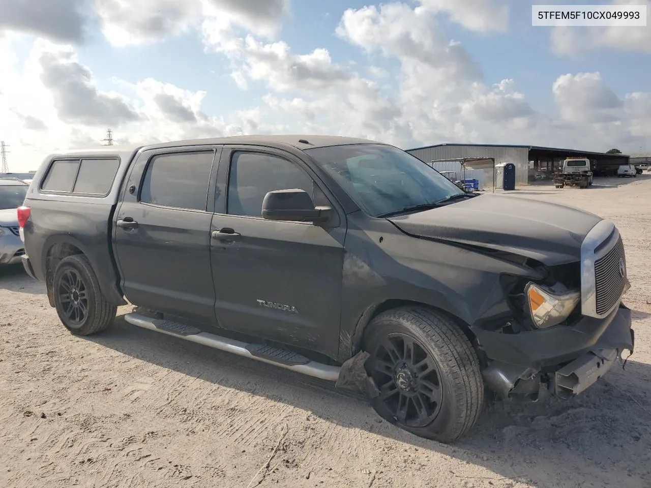 2012 Toyota Tundra Crewmax Sr5 VIN: 5TFEM5F10CX049993 Lot: 66695624