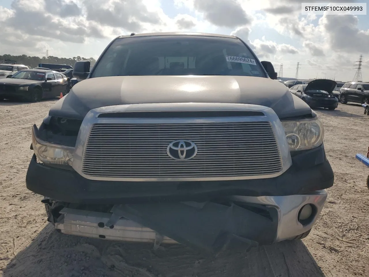 2012 Toyota Tundra Crewmax Sr5 VIN: 5TFEM5F10CX049993 Lot: 66695624