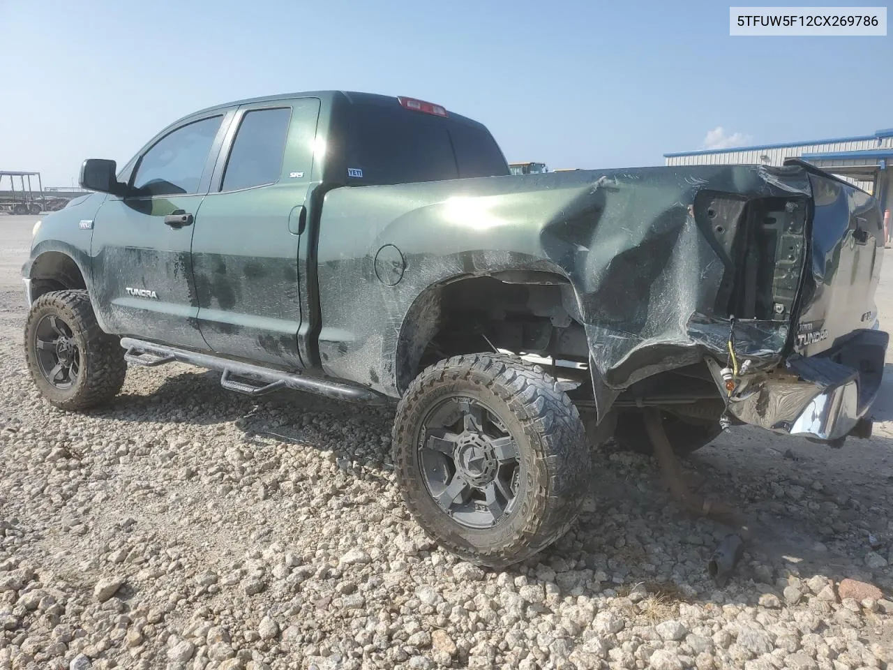 2012 Toyota Tundra Double Cab Sr5 VIN: 5TFUW5F12CX269786 Lot: 67516204