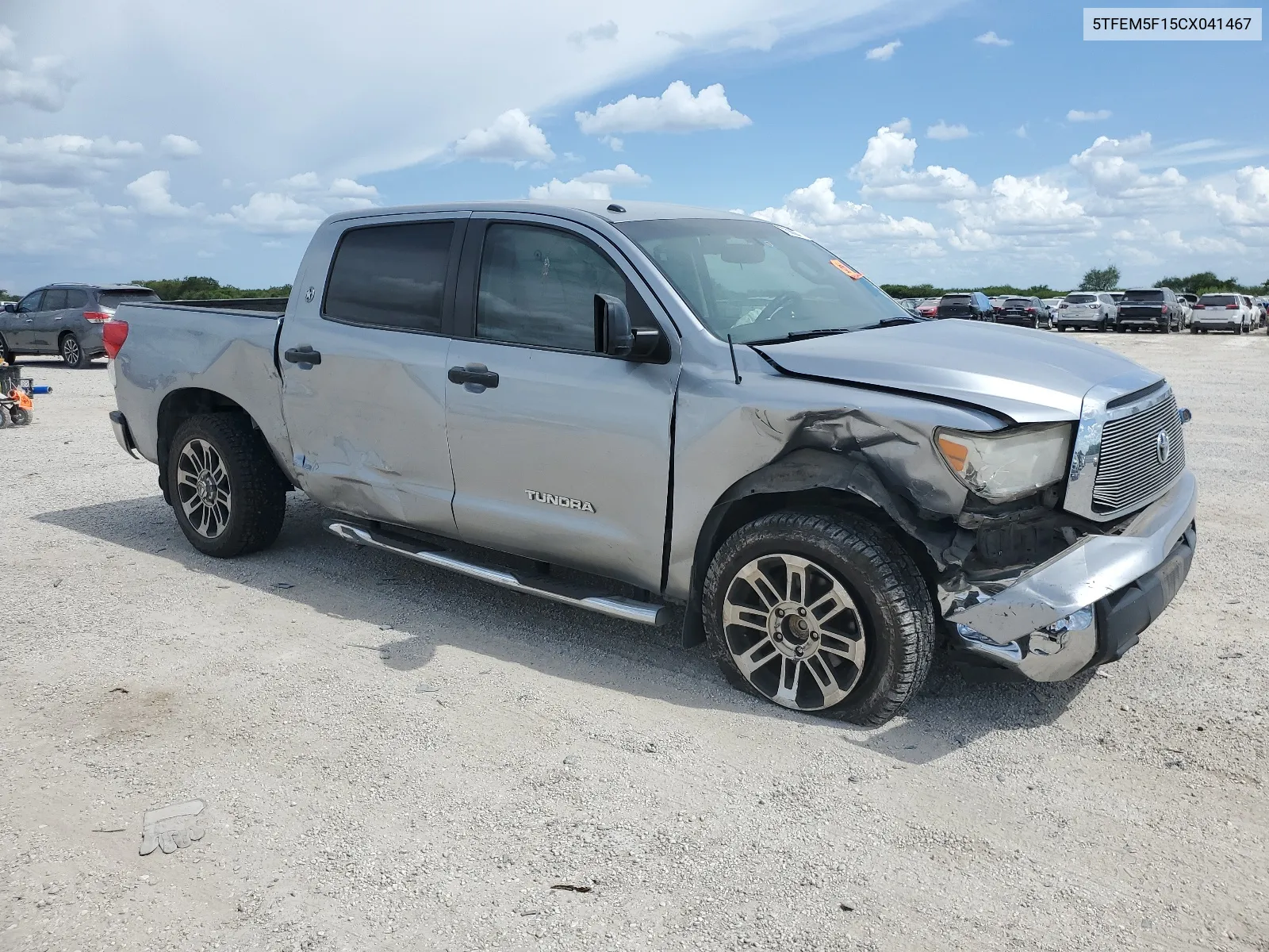 2012 Toyota Tundra Crewmax Sr5 VIN: 5TFEM5F15CX041467 Lot: 67586084