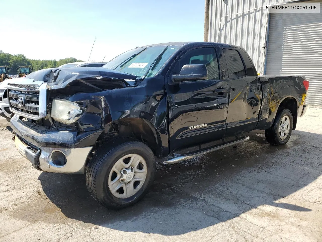 2012 Toyota Tundra Double Cab Sr5 VIN: 5TFRM5F11CX051706 Lot: 68022424