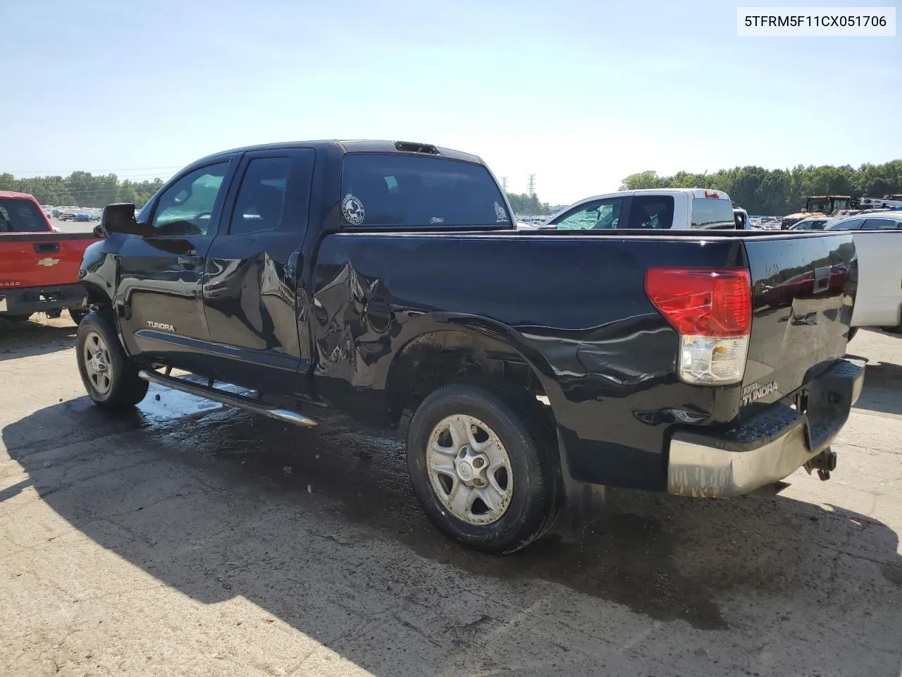 2012 Toyota Tundra Double Cab Sr5 VIN: 5TFRM5F11CX051706 Lot: 68022424