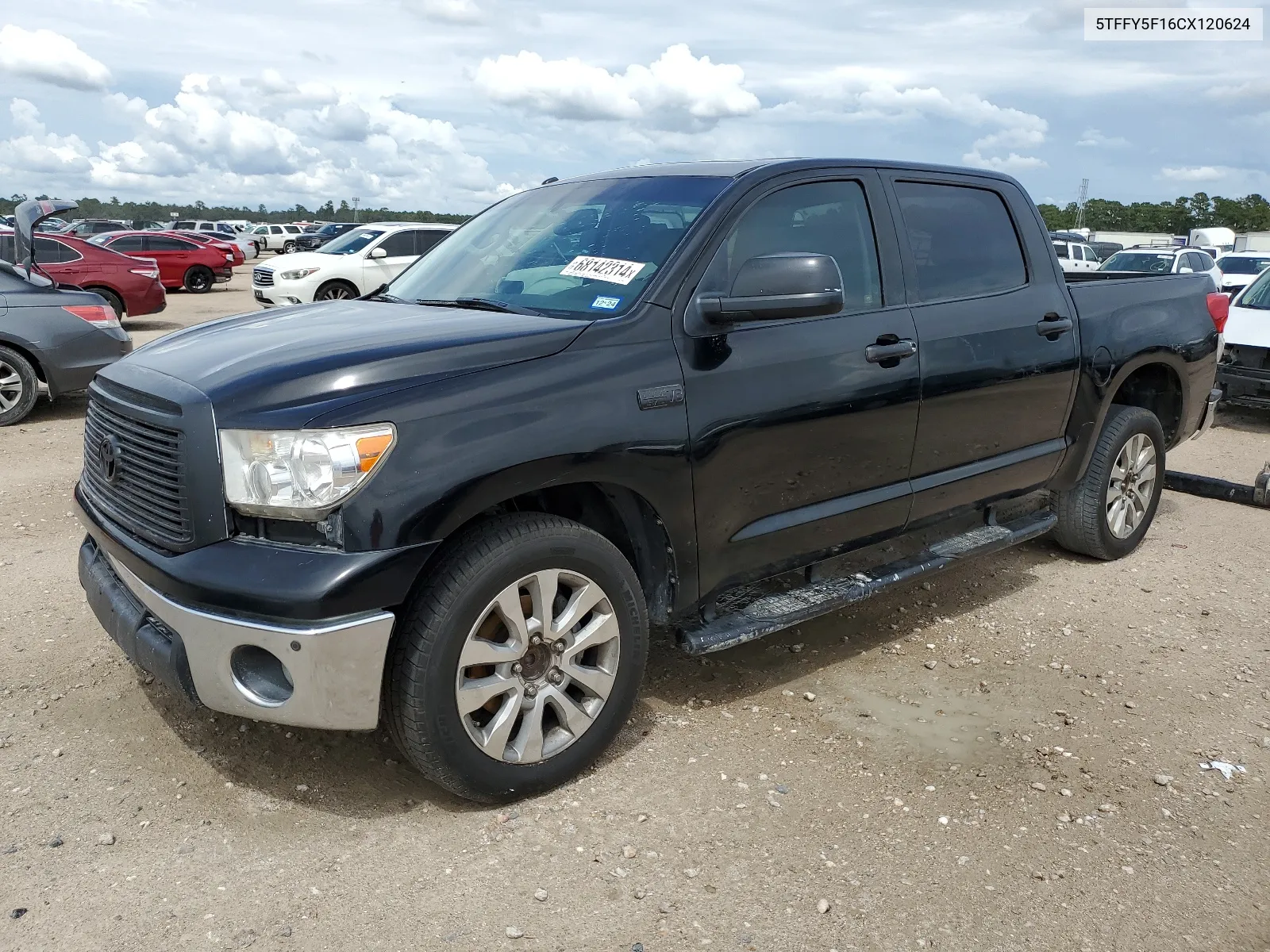 2012 Toyota Tundra Crewmax Limited VIN: 5TFFY5F16CX120624 Lot: 68142314