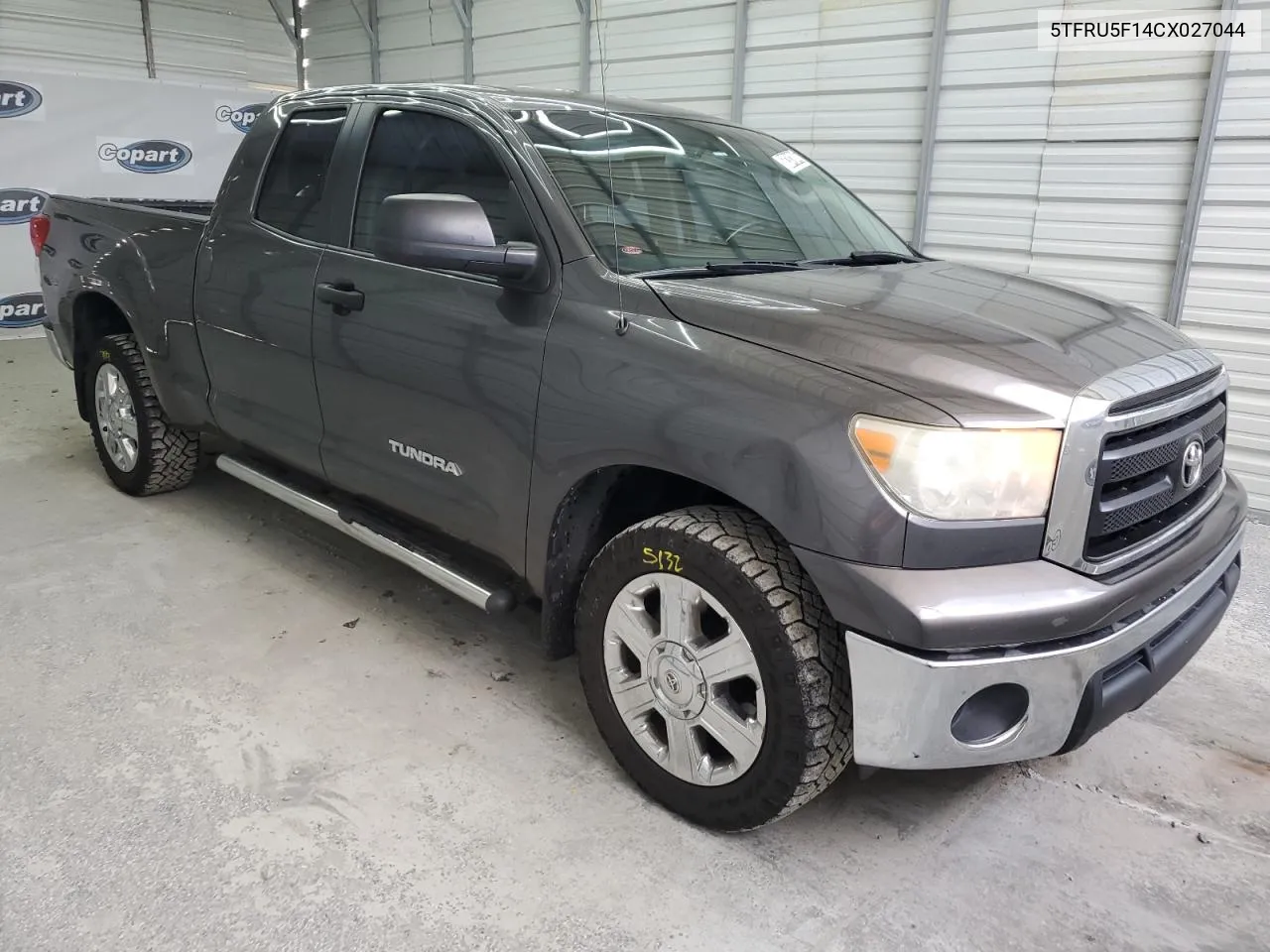 2012 Toyota Tundra Double Cab Sr5 VIN: 5TFRU5F14CX027044 Lot: 68341844