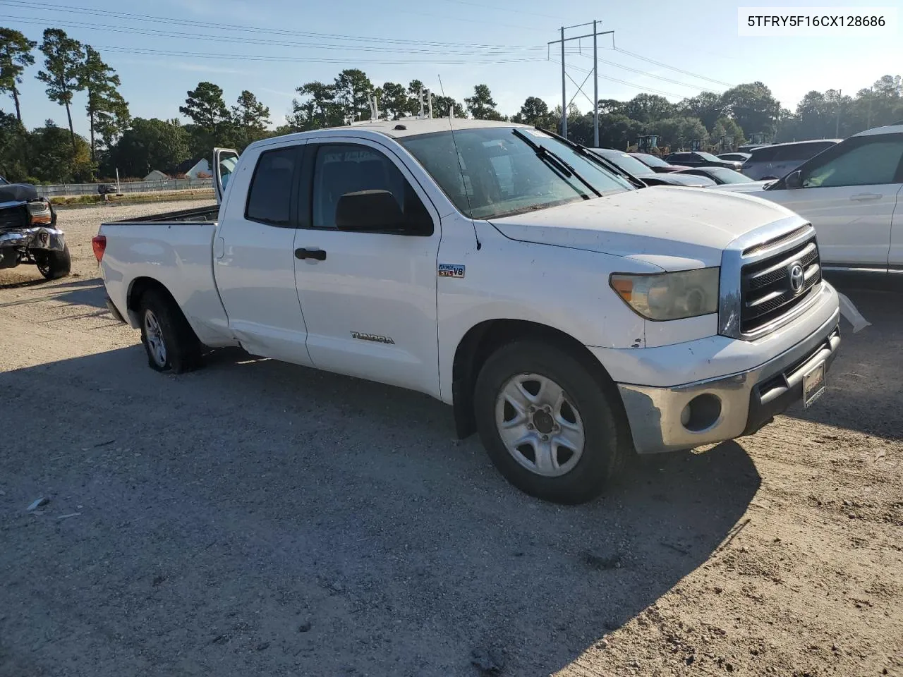 2012 Toyota Tundra Double Cab Sr5 VIN: 5TFRY5F16CX128686 Lot: 69019224