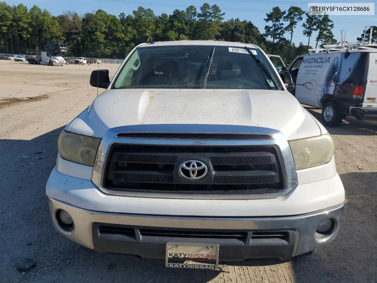 2012 Toyota Tundra Double Cab Sr5 VIN: 5TFRY5F16CX128686 Lot: 69019224