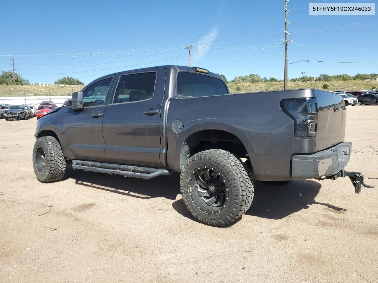 2012 Toyota Tundra Crewmax Limited VIN: 5TFHY5F19CX246033 Lot: 69226354