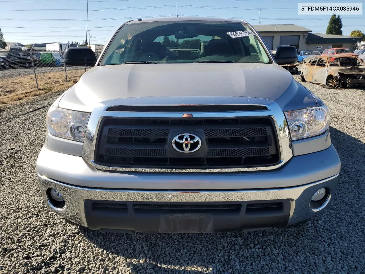 2012 Toyota Tundra Crewmax Sr5 VIN: 5TFDM5F14CX035946 Lot: 69534764