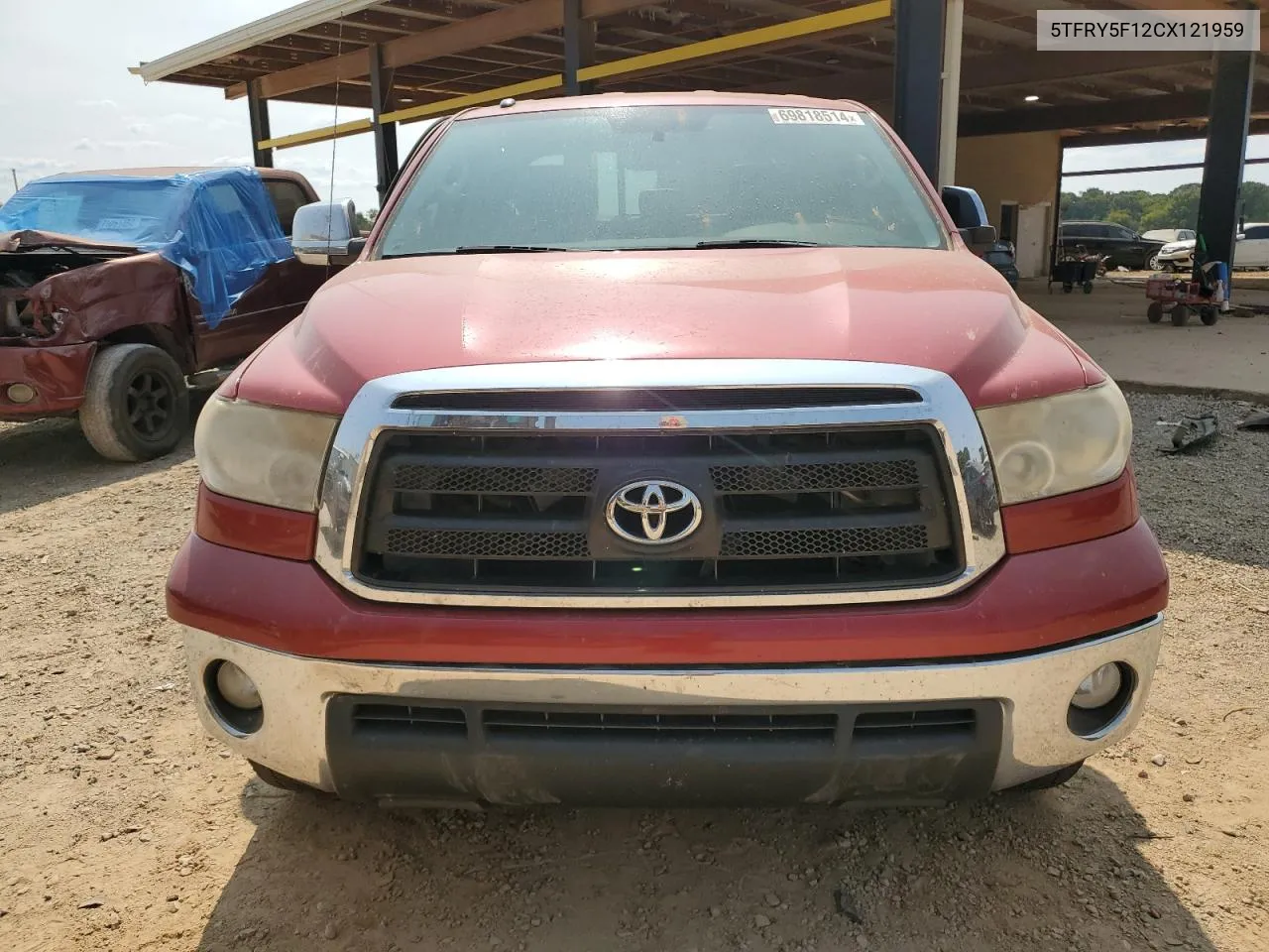 2012 Toyota Tundra Double Cab Sr5 VIN: 5TFRY5F12CX121959 Lot: 69818514