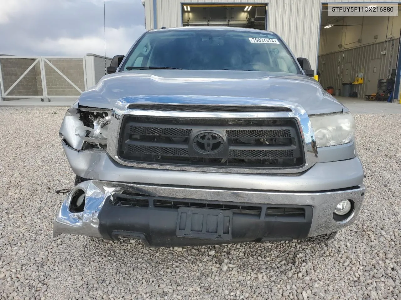 2012 Toyota Tundra Double Cab Sr5 VIN: 5TFUY5F11CX216880 Lot: 70037514