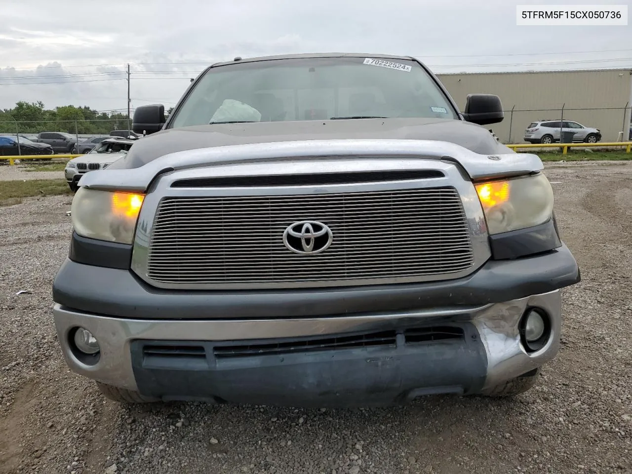 2012 Toyota Tundra Double Cab Sr5 VIN: 5TFRM5F15CX050736 Lot: 70222524