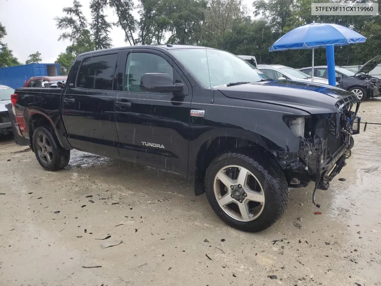 2012 Toyota Tundra Crewmax Sr5 VIN: 5TFEY5F11CX119960 Lot: 71009384