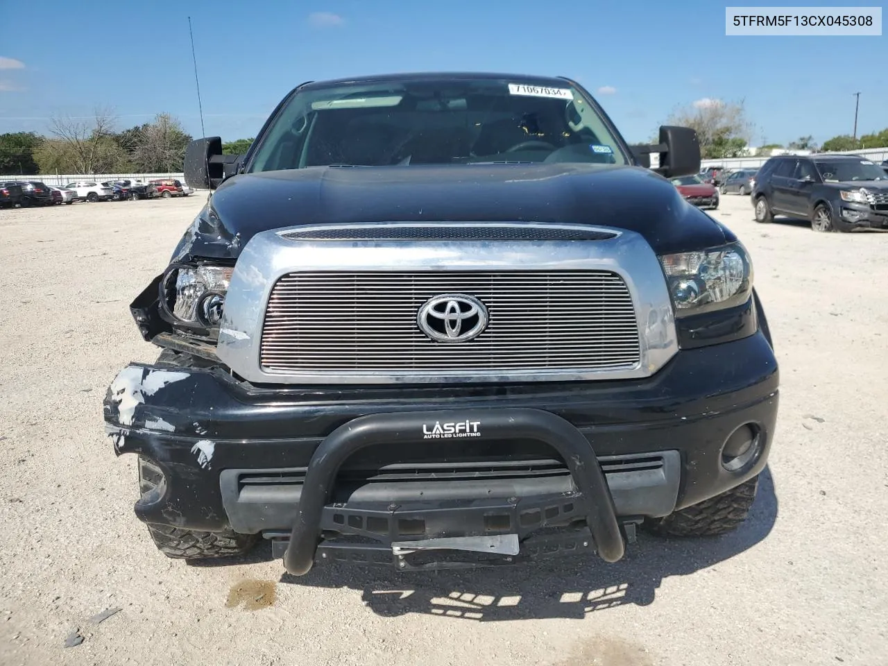 2012 Toyota Tundra Double Cab Sr5 VIN: 5TFRM5F13CX045308 Lot: 71067034