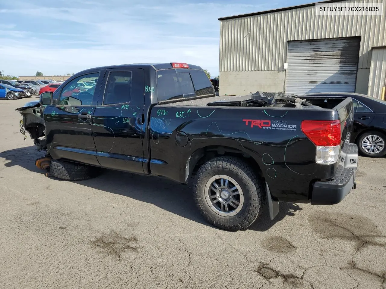 5TFUY5F17CX216835 2012 Toyota Tundra Double Cab Sr5