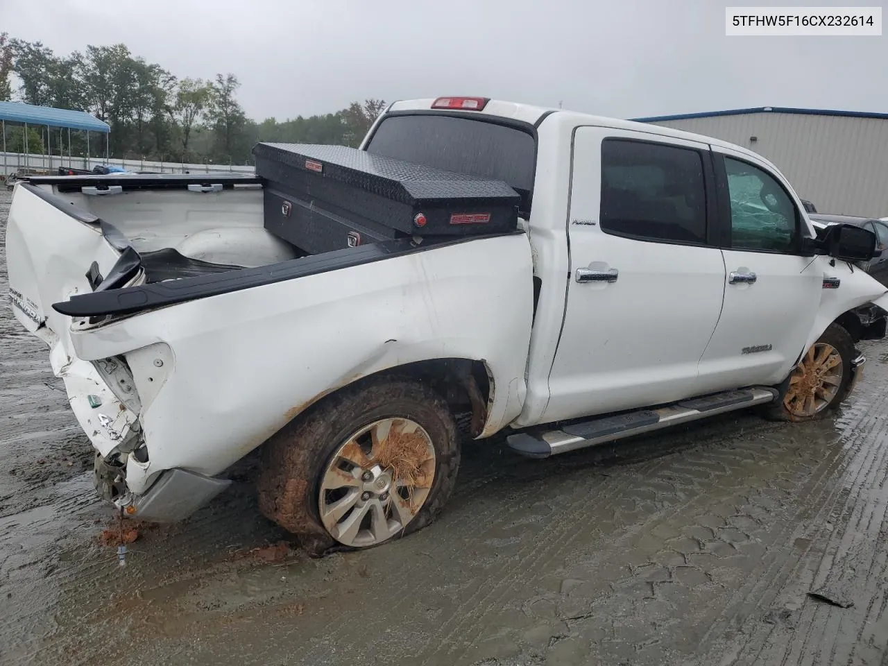 2012 Toyota Tundra Crewmax Limited VIN: 5TFHW5F16CX232614 Lot: 71555234