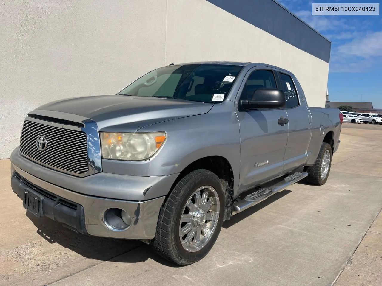 2012 Toyota Tundra Double Cab Sr5 VIN: 5TFRM5F10CX040423 Lot: 71579584