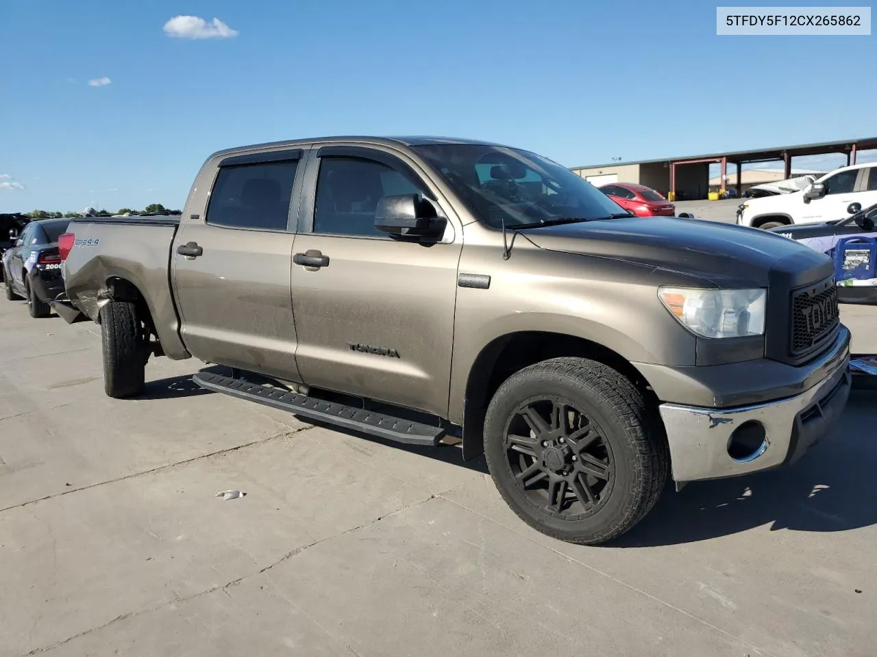 2012 Toyota Tundra Crewmax Sr5 VIN: 5TFDY5F12CX265862 Lot: 71713824