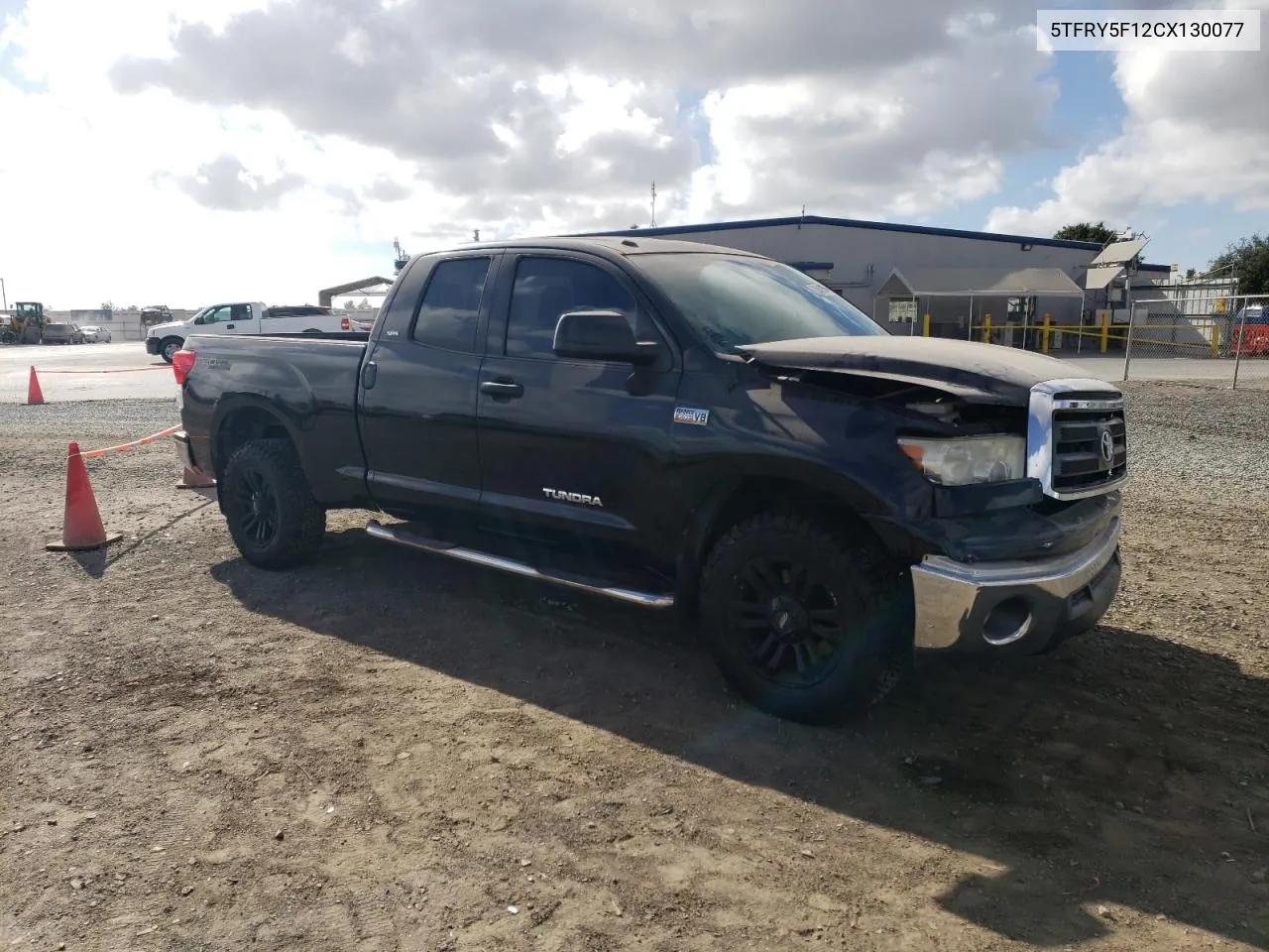 2012 Toyota Tundra Double Cab Sr5 VIN: 5TFRY5F12CX130077 Lot: 71845954