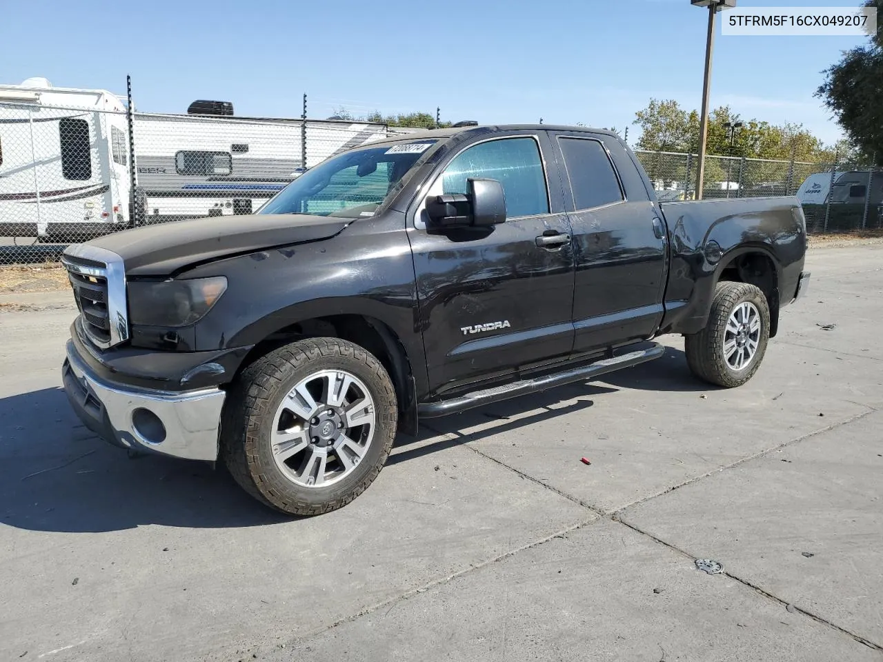 2012 Toyota Tundra Double Cab Sr5 VIN: 5TFRM5F16CX049207 Lot: 72088714