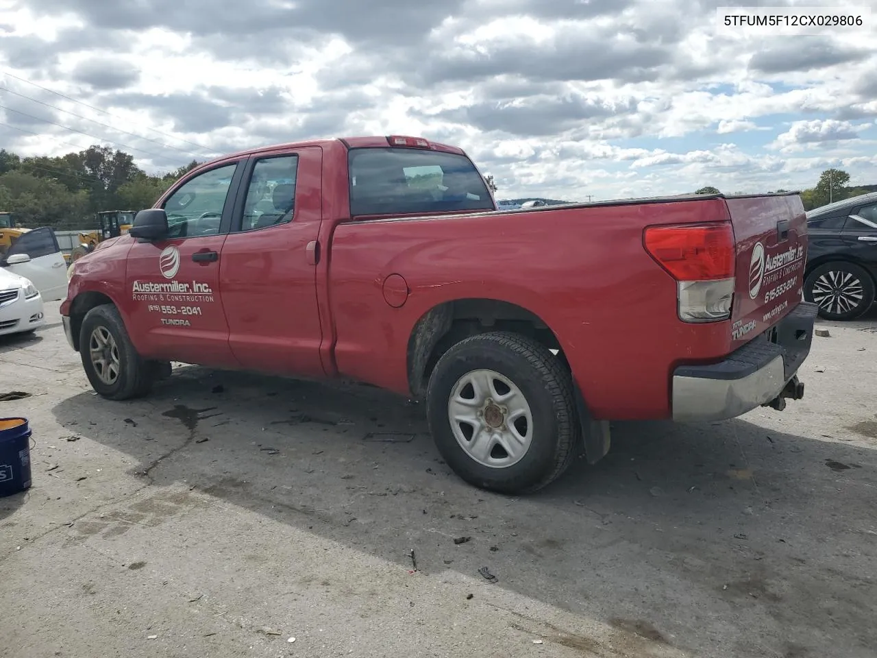 2012 Toyota Tundra Double Cab Sr5 VIN: 5TFUM5F12CX029806 Lot: 72220194