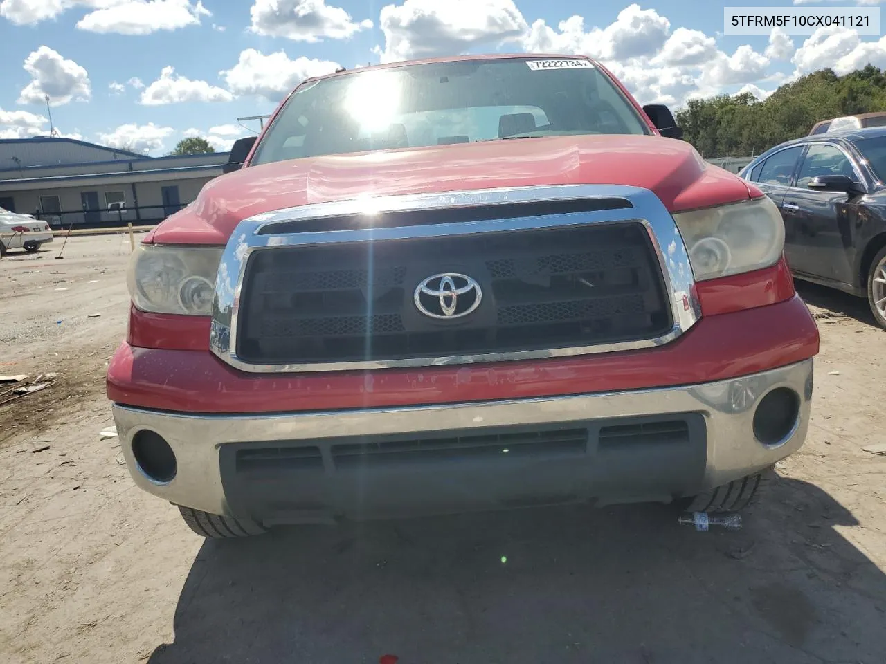 2012 Toyota Tundra Double Cab Sr5 VIN: 5TFRM5F10CX041121 Lot: 72222734