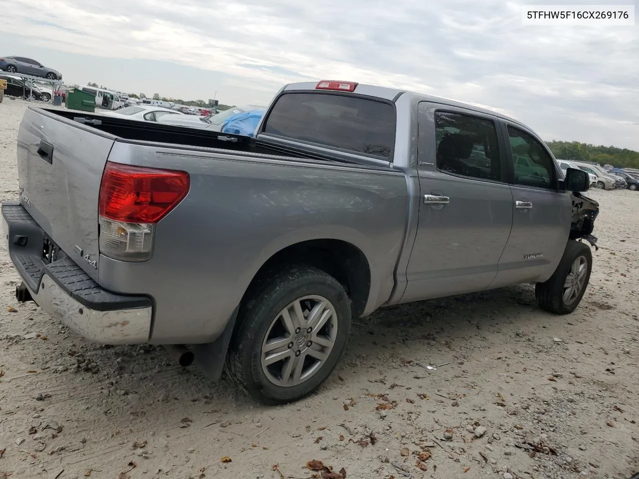 2012 Toyota Tundra Crewmax Limited VIN: 5TFHW5F16CX269176 Lot: 72344844