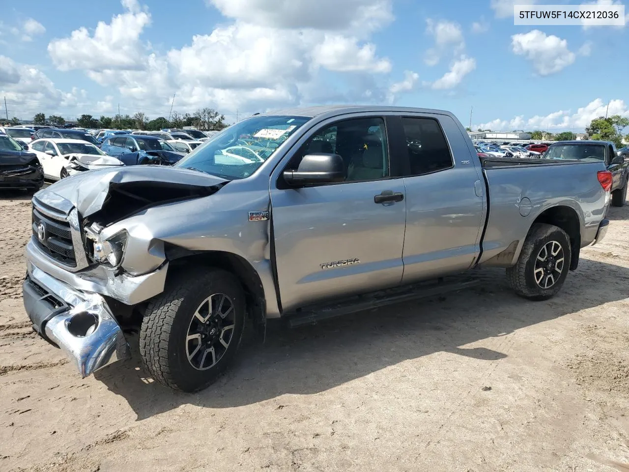 2012 Toyota Tundra Double Cab Sr5 VIN: 5TFUW5F14CX212036 Lot: 72504104