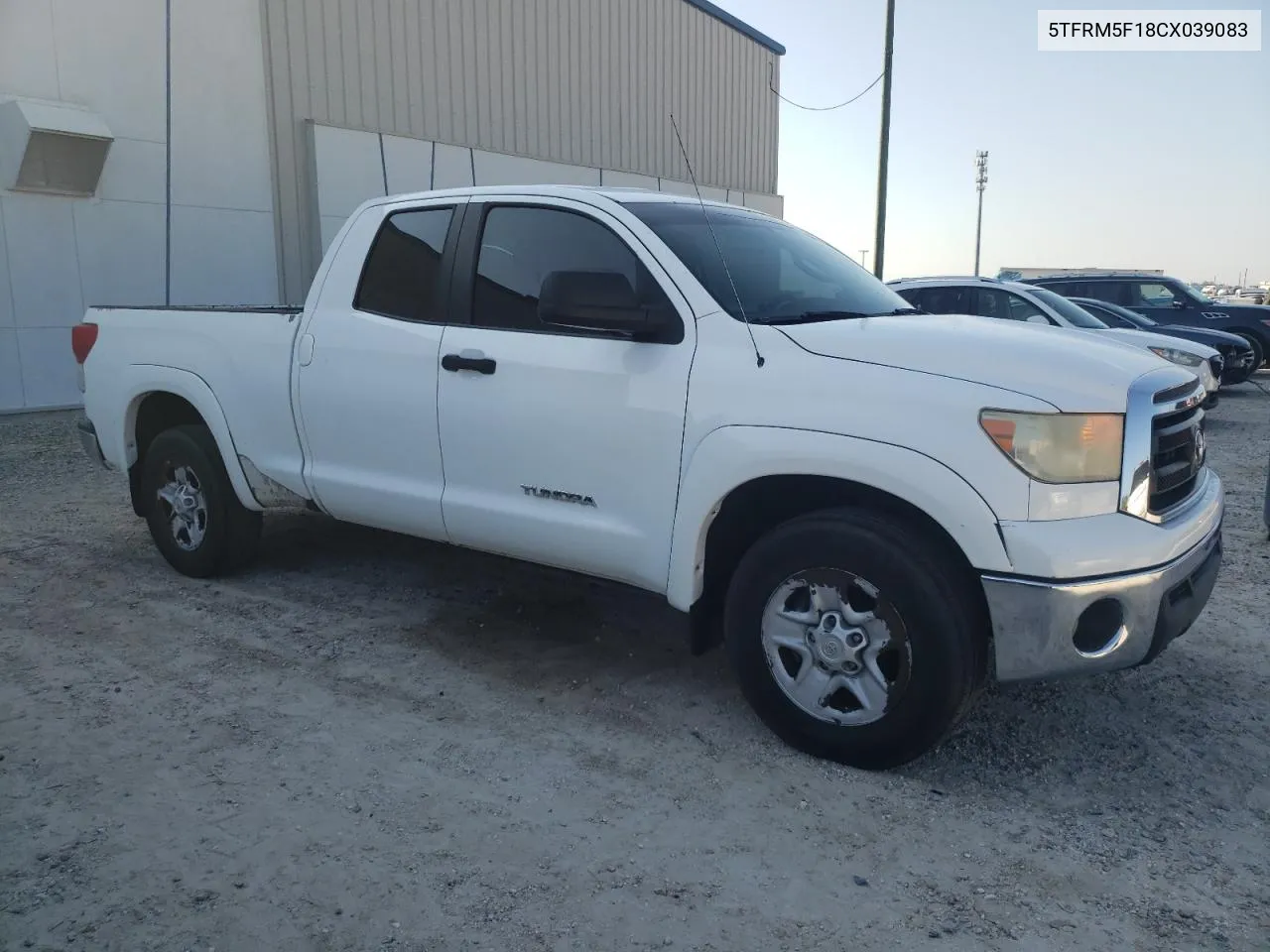 2012 Toyota Tundra Double Cab Sr5 VIN: 5TFRM5F18CX039083 Lot: 72580814