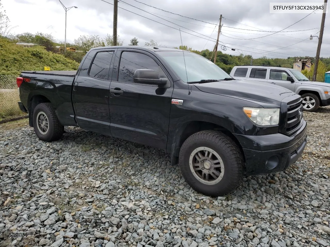 5TFUY5F13CX263943 2012 Toyota Tundra Double Cab Sr5