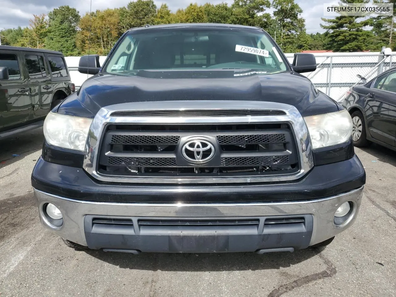 2012 Toyota Tundra Double Cab Sr5 VIN: 5TFUM5F17CX035665 Lot: 72959074