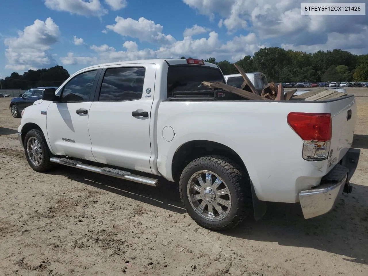 2012 Toyota Tundra Crewmax Sr5 VIN: 5TFEY5F12CX121426 Lot: 73531394