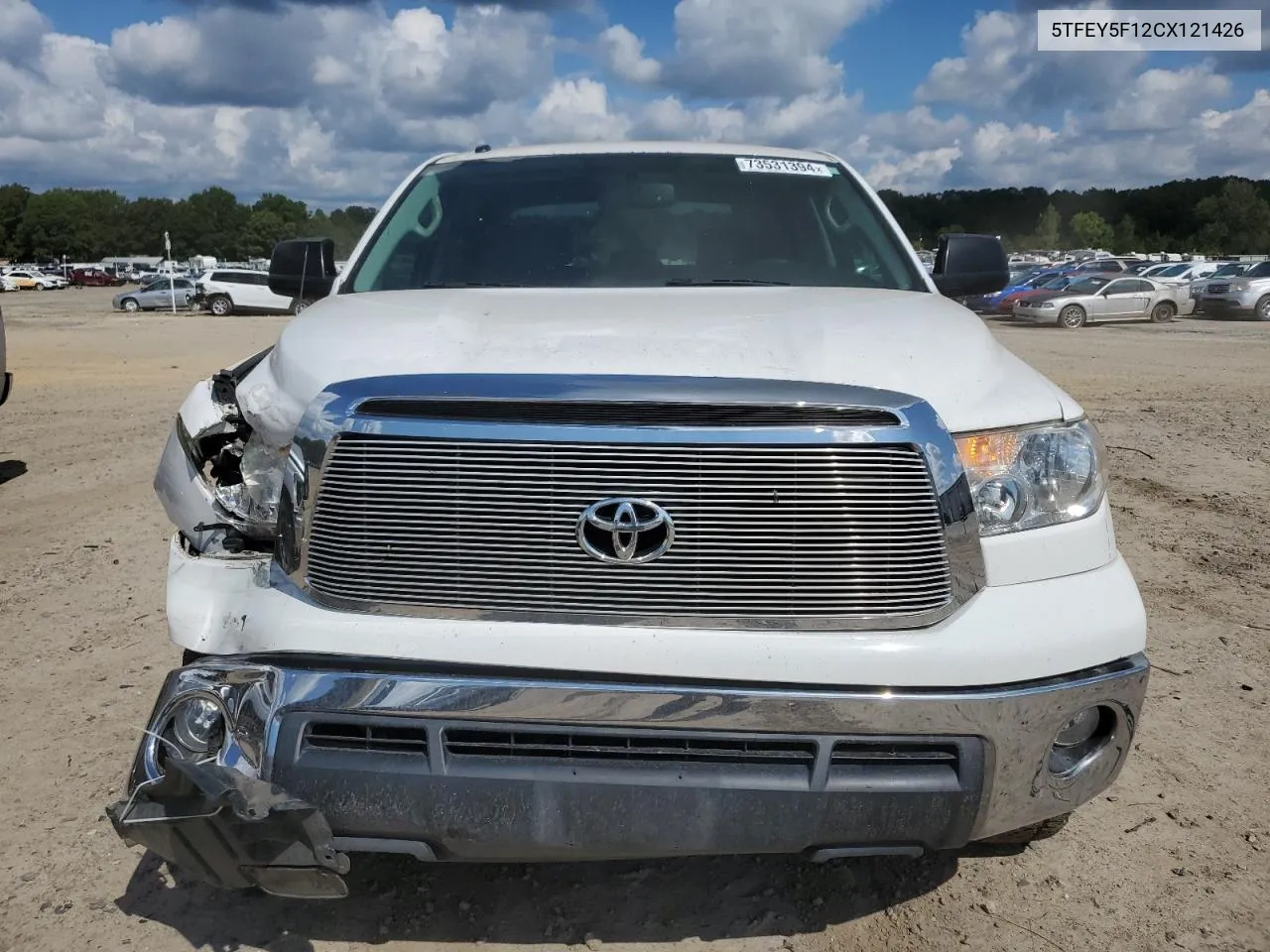 5TFEY5F12CX121426 2012 Toyota Tundra Crewmax Sr5