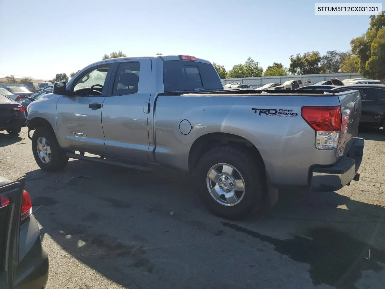 2012 Toyota Tundra Double Cab Sr5 VIN: 5TFUM5F12CX031331 Lot: 73571524